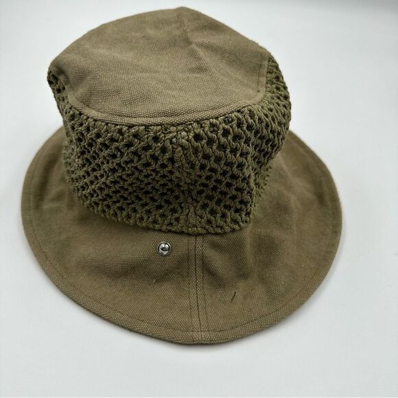 Rag & Bone Nando Bucket Netting Hat in Safari Net New with tags - Picture 1 of 6
